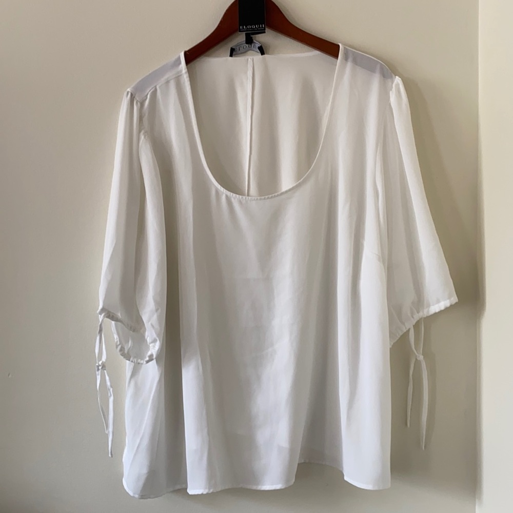 Eloquent White Blouse